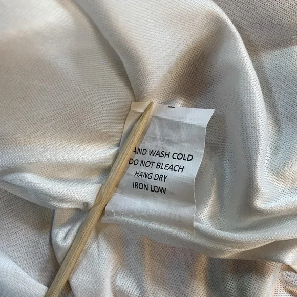 Jessica Simpson Floral Summer Dress Small Stretch Bodice Tiered Skirt Ruffle Hem - Picture 6 of 10